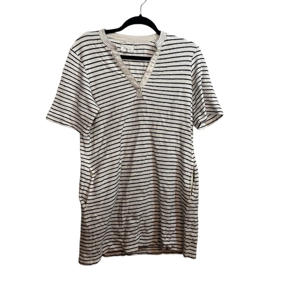 Lou & Grey Striped Mini Dress Size Small - Picture 1 of 8